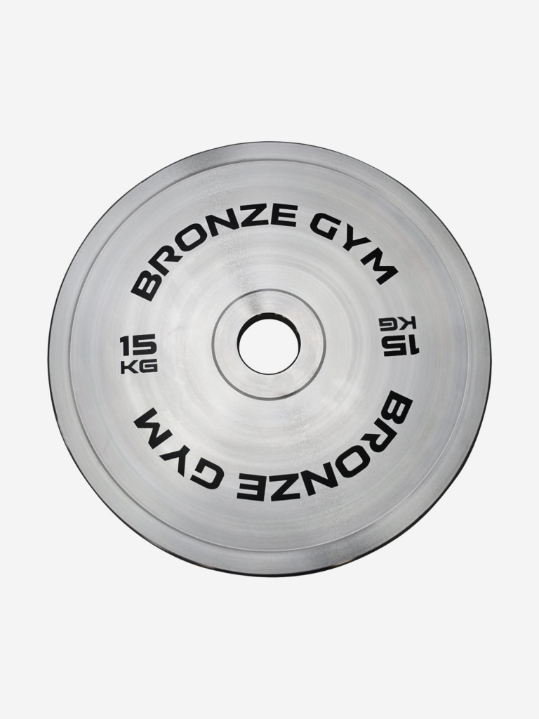 Диск олимпийский BRONZE GYM стальной 15 кг