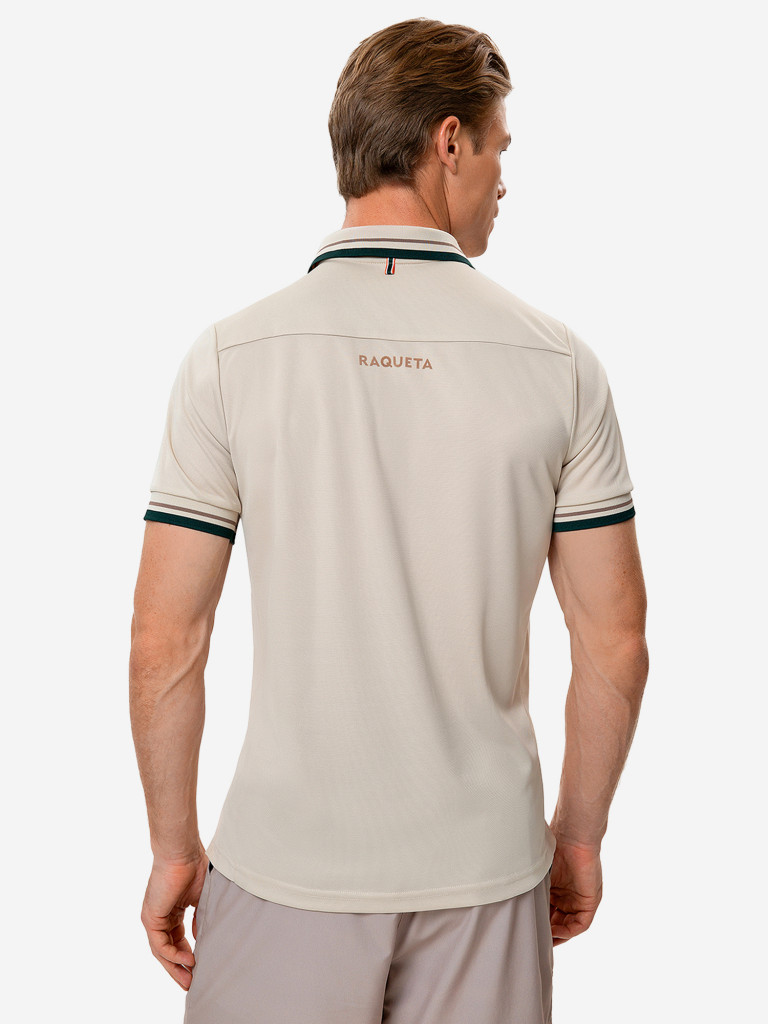 Поло мужское RAQUETA SPORT мужское Deporte, Beige