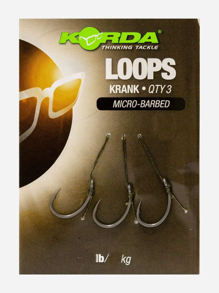 Поводок готовый KORDA Loop Rigs Krank №6 18lb