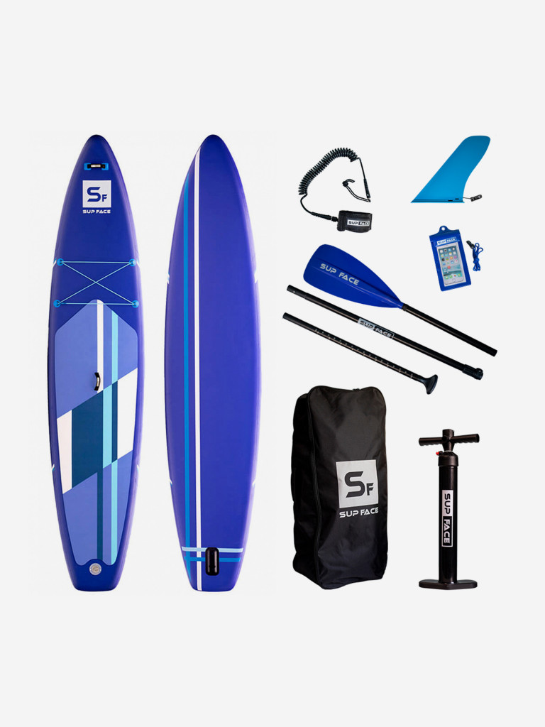 Доска SUP надувная комплект SUP face Basic 12'6"x32"x6"