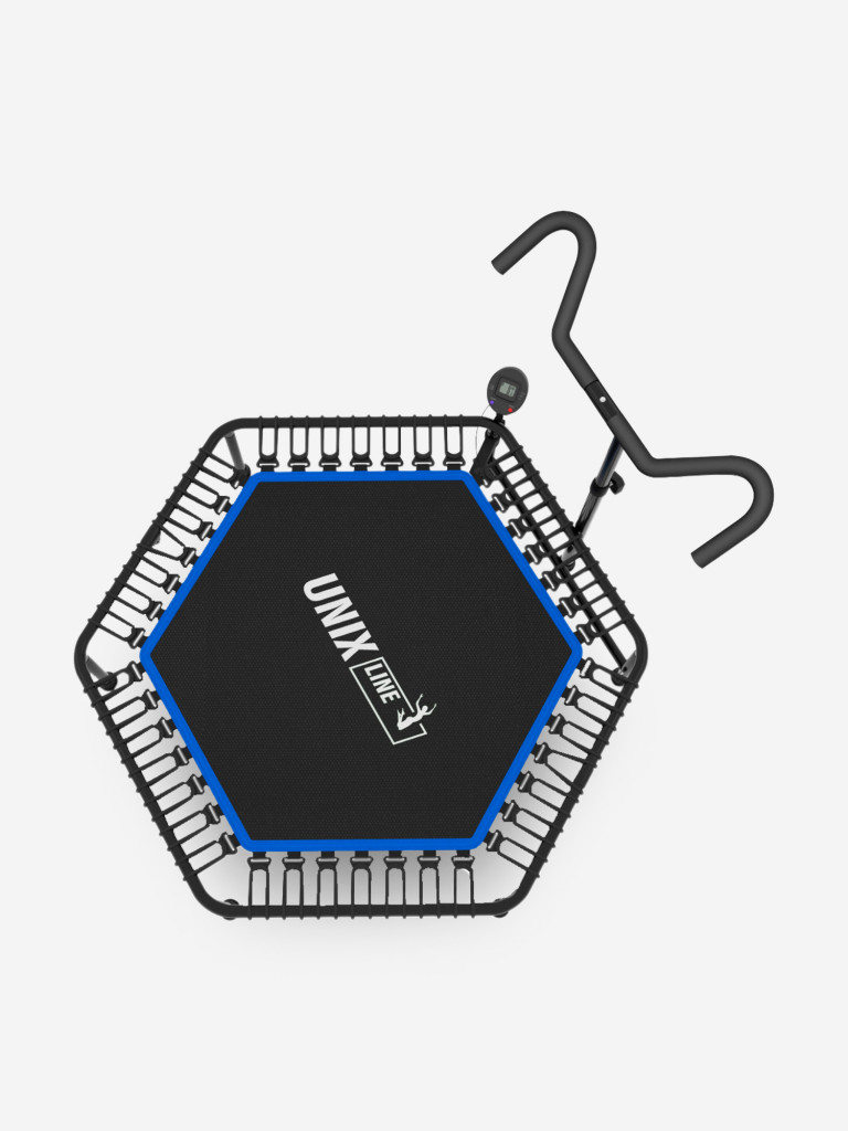 Батут спортивный для фитнеса и джампинга UNIX Line Fitness Pro 125 см, синий