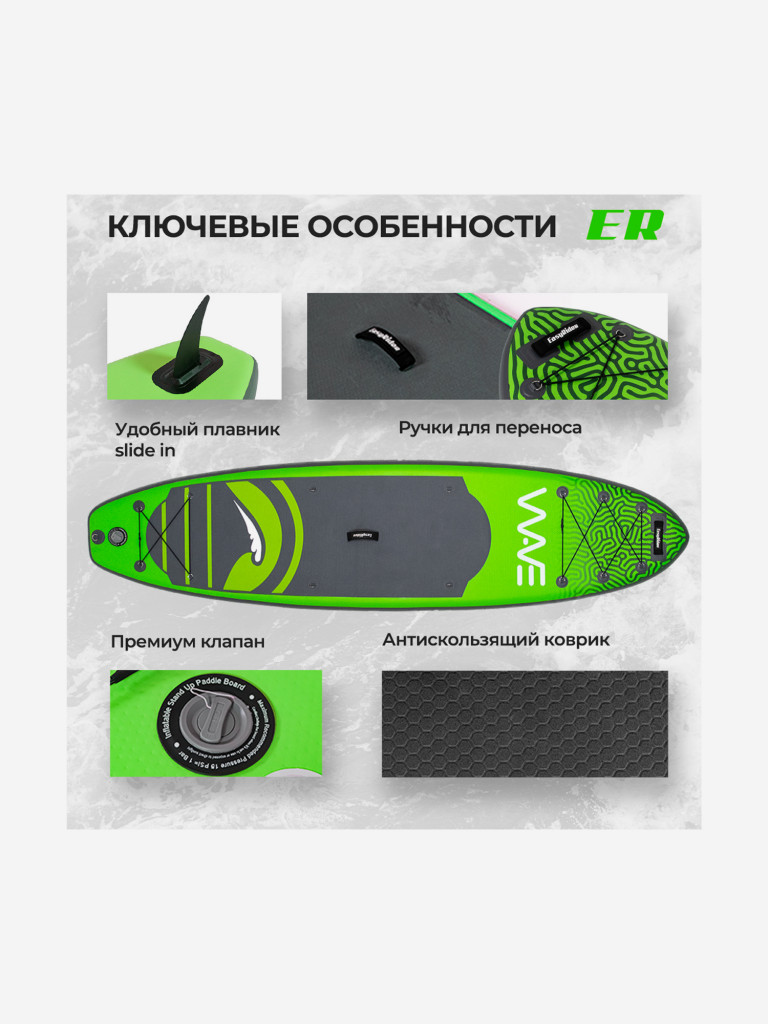SUP Easy Rider WAVE 10'6 Green