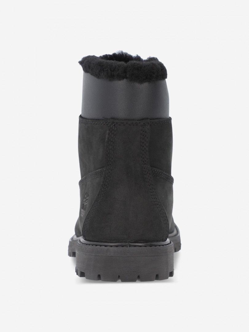 фото Ботинки утепленные женские timberland 6in premium shearling lined wp boot, черный