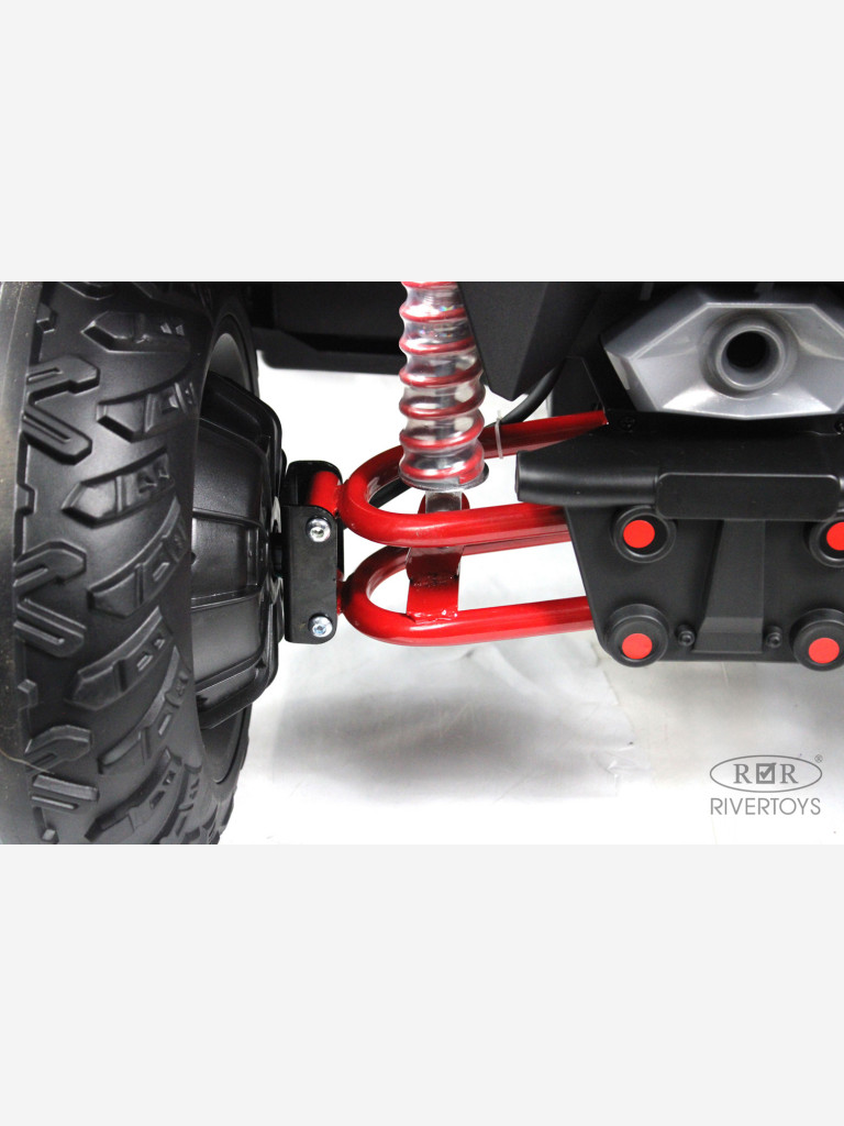 Детский электроквадроцикл RIVERTOYS Z111ZZ огненный
