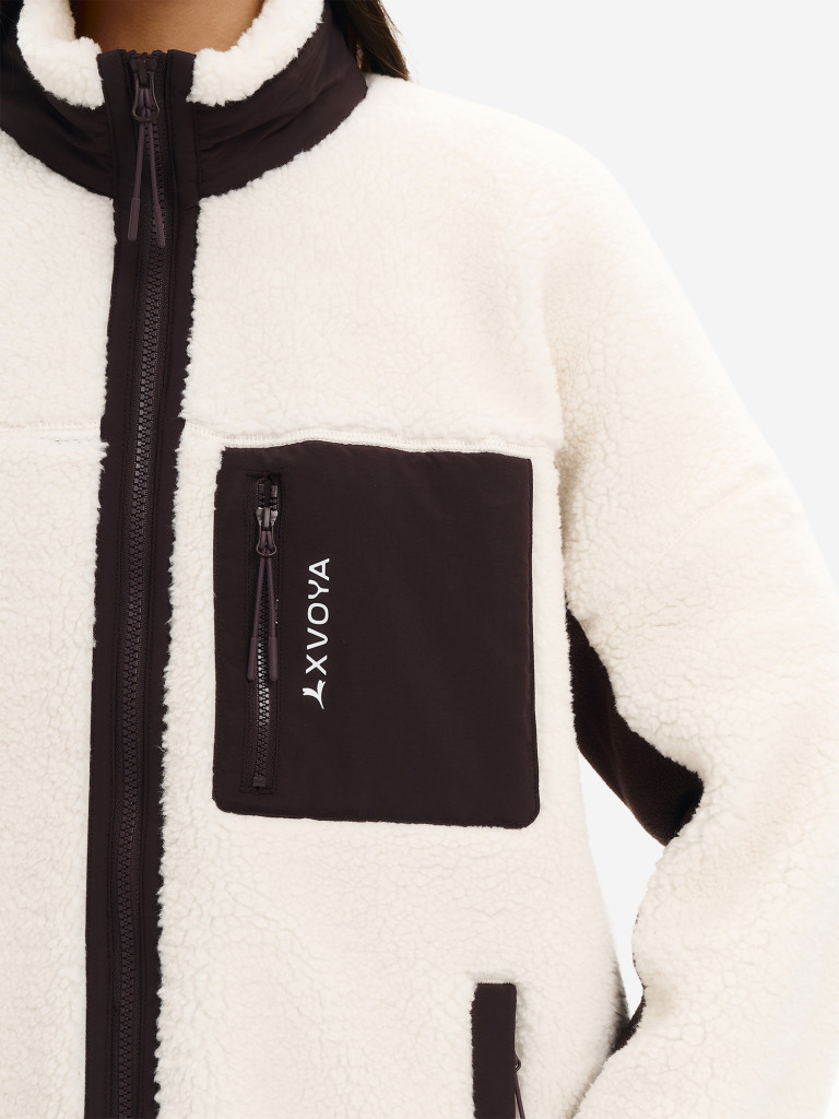 Толстовка из шерпы XVOYA COZY коричневая