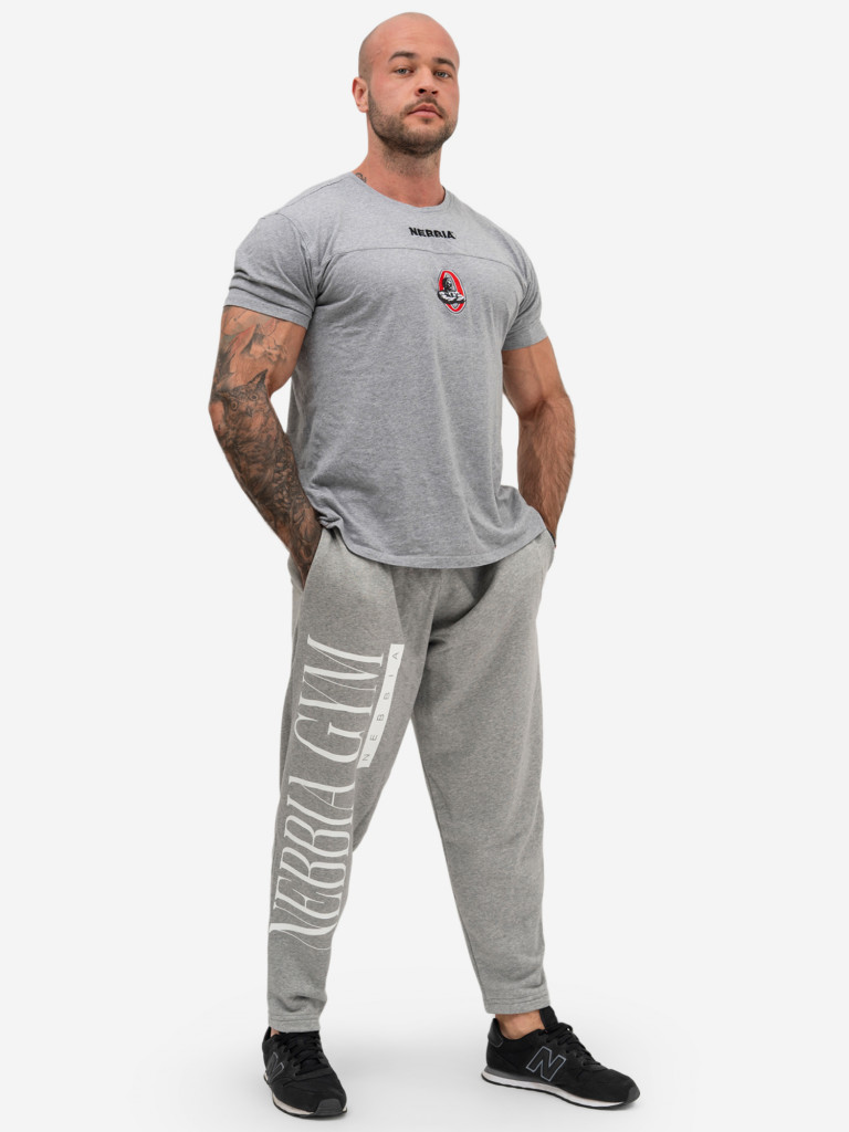 Брюки спортивные мужские NEBBIA Beast Mode On iconic sweatpants 186