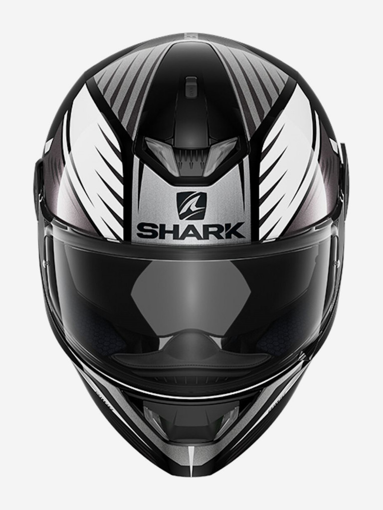 Мотошлем интеграл SHARK SKWAL 2 HALLDER Black/White/Antracite