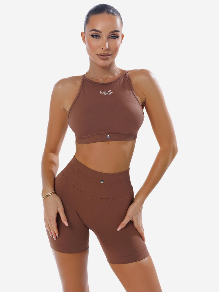 Топ женский Lululit с открытой спиной Chic Seam