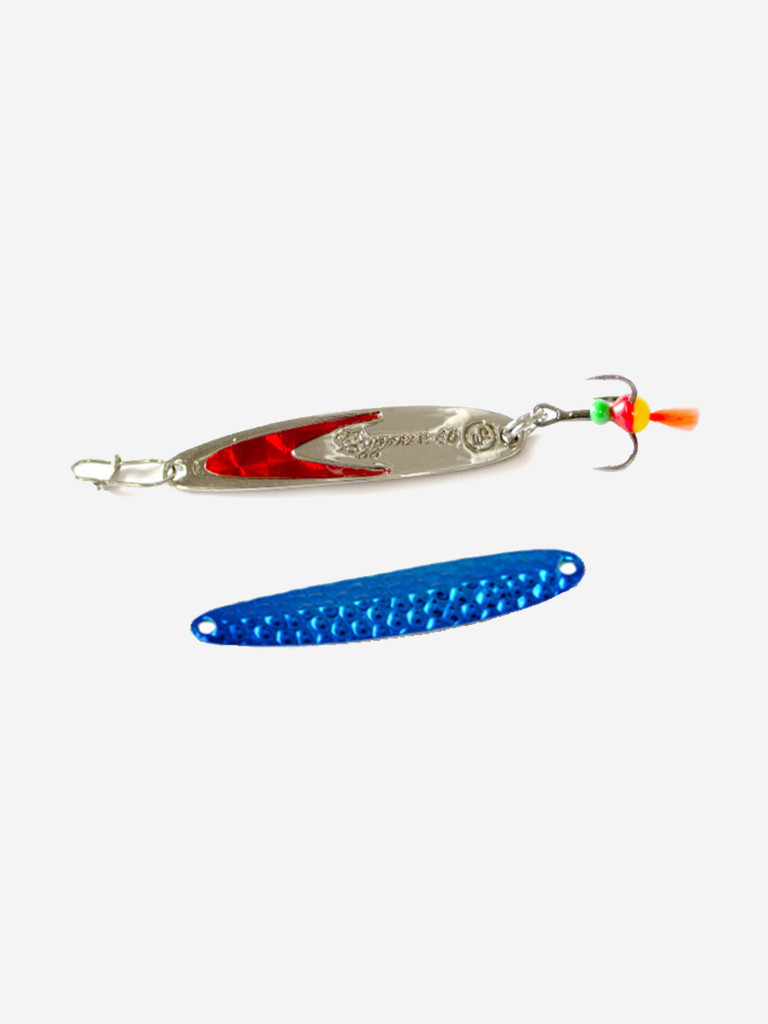 Блесна для рыбалки ECOPRO Судачья красный флекс,70мм, 15г,Bb/SRF зимняя на судака, щуку, окуня, вертикальная