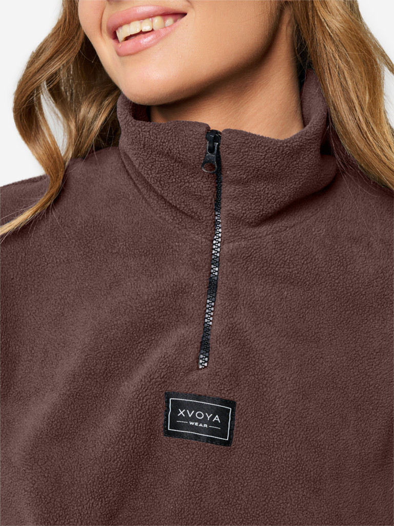 Костюм женский флисовый XVOYA коричневый