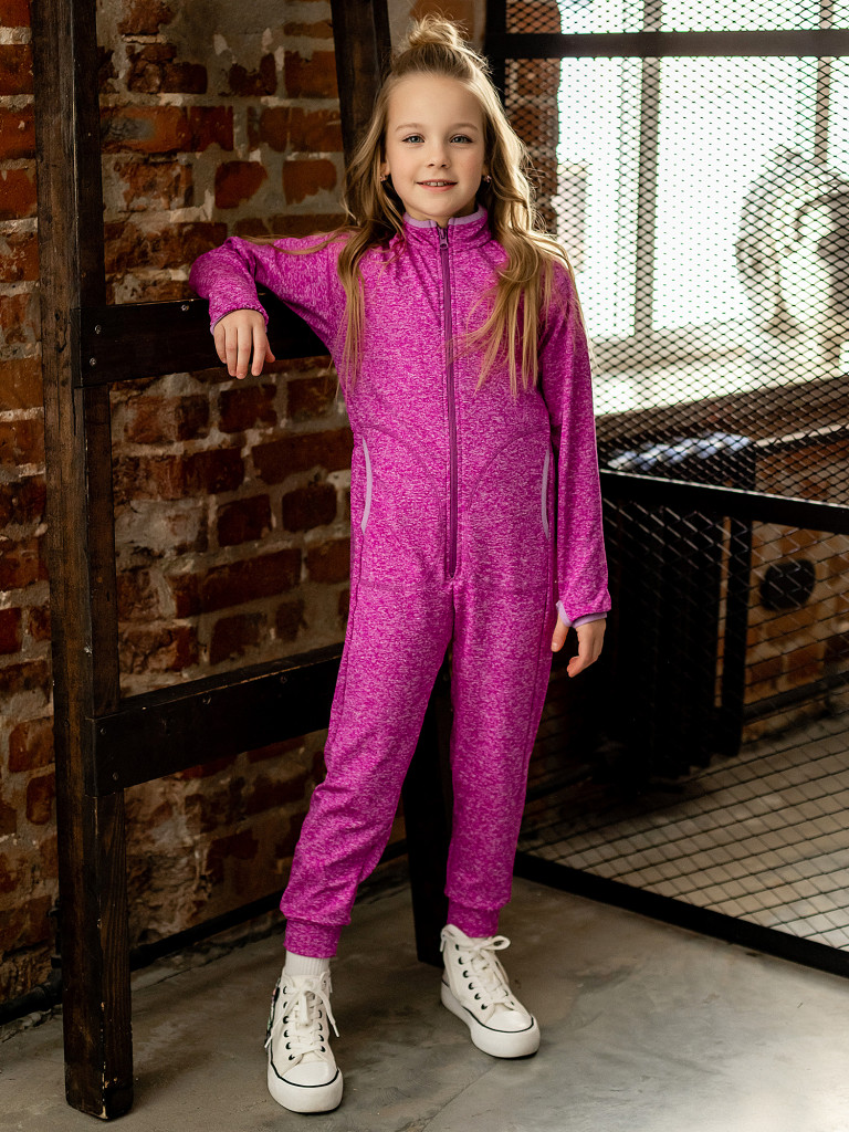 Комбинезон флисовый batik Макси лиловый