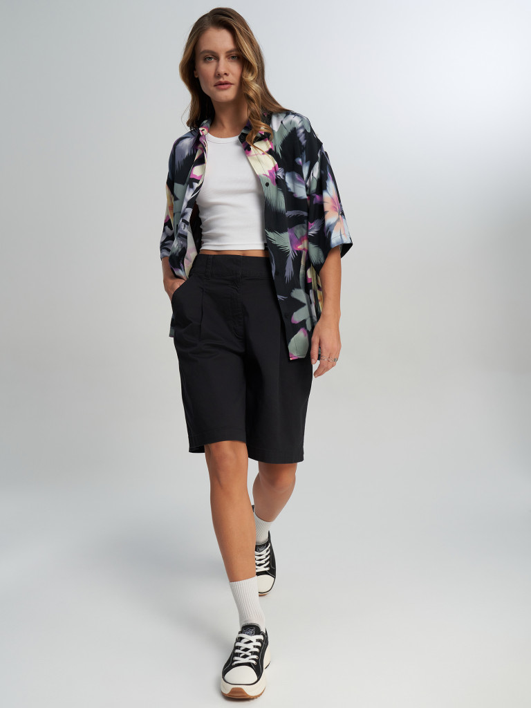 Рубашка с коротким рукавом женская оверсайз Termit