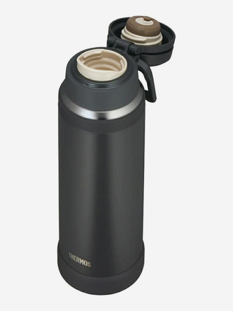 Лёгкая термокружка с ручкой 1 л THERMOS JOY-1000 чёрная