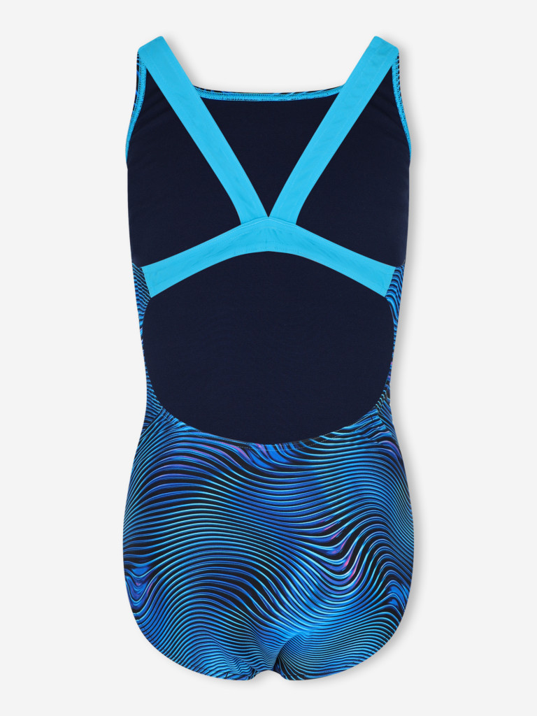 Купальник слитный для девочек Speedo Print Leaderback