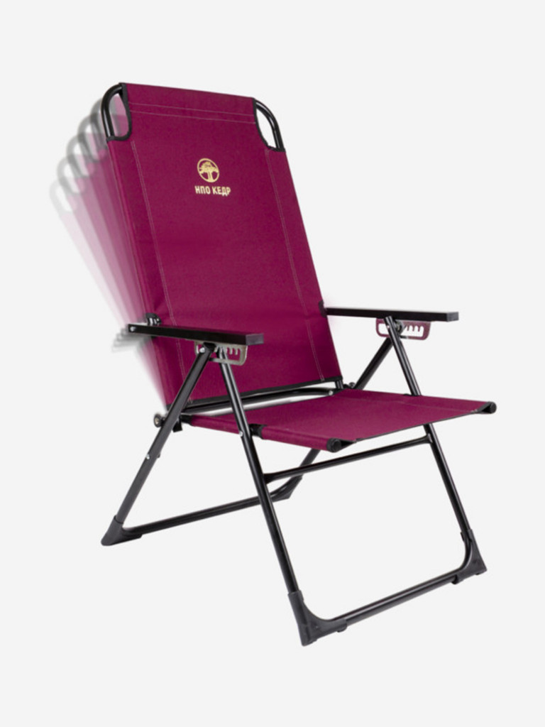 Кресло Комфорт сталь 22 мм, Кедр