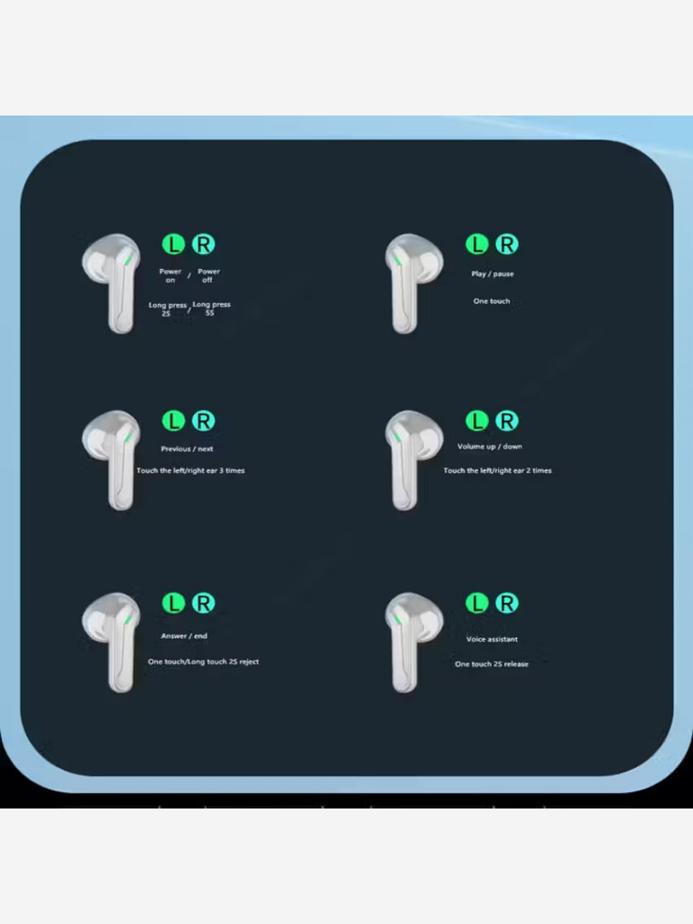 Беспроводные наушники Lenovo XT85 True Wireless Earbuds Black EU VERSION