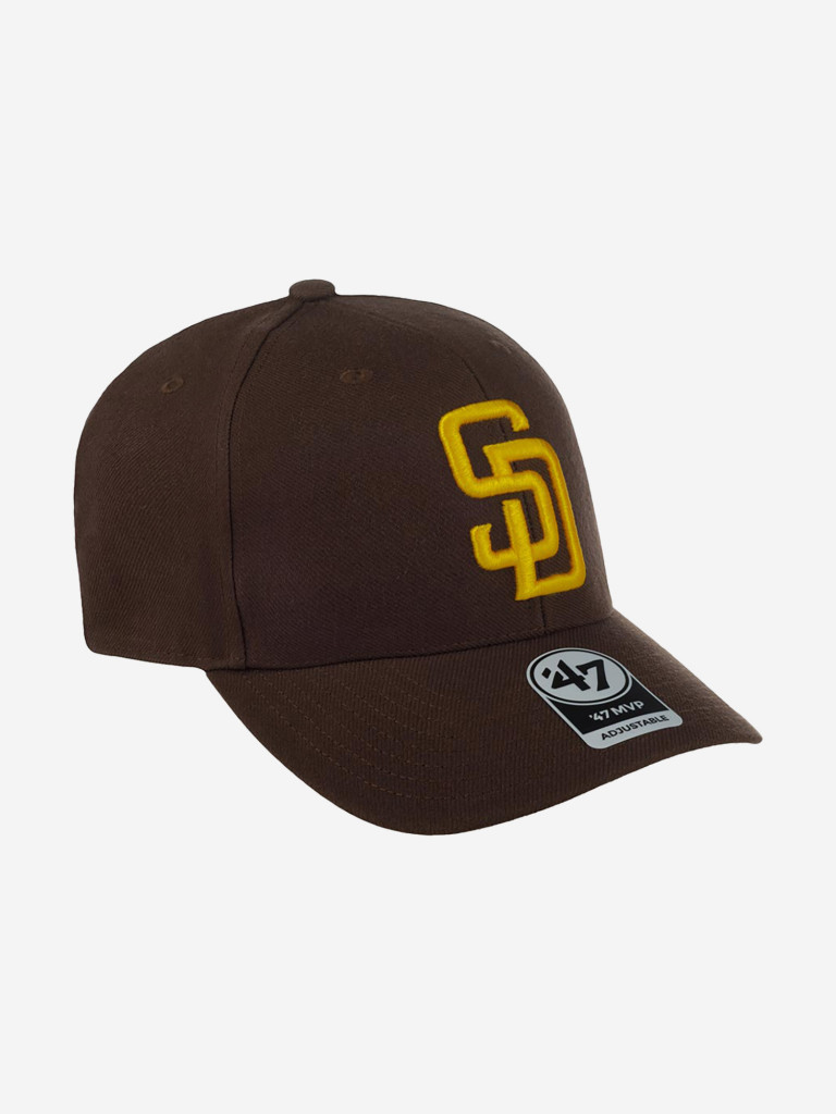 Бейсболка 47 BRAND B-MVP21WBV-BWA San Diego Padres MLB (коричневый)