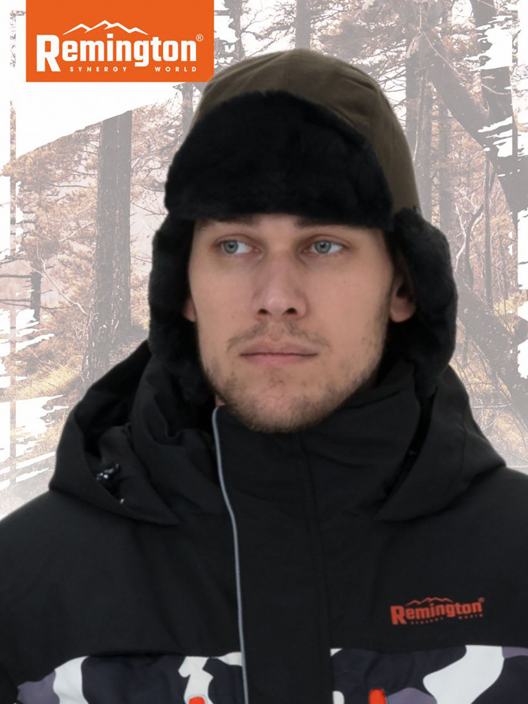 Шапка-ушанка Remington North Ice brown