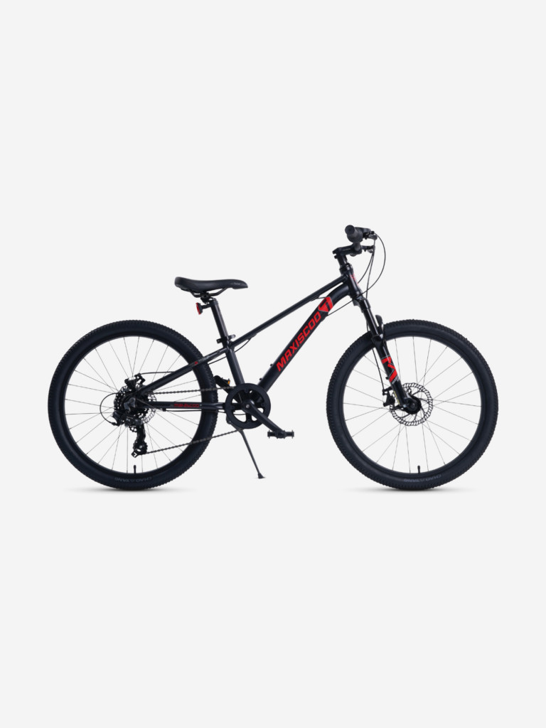 Велосипед детский Maxiscoo "7BIKE" 24'' M300, черный, 2024