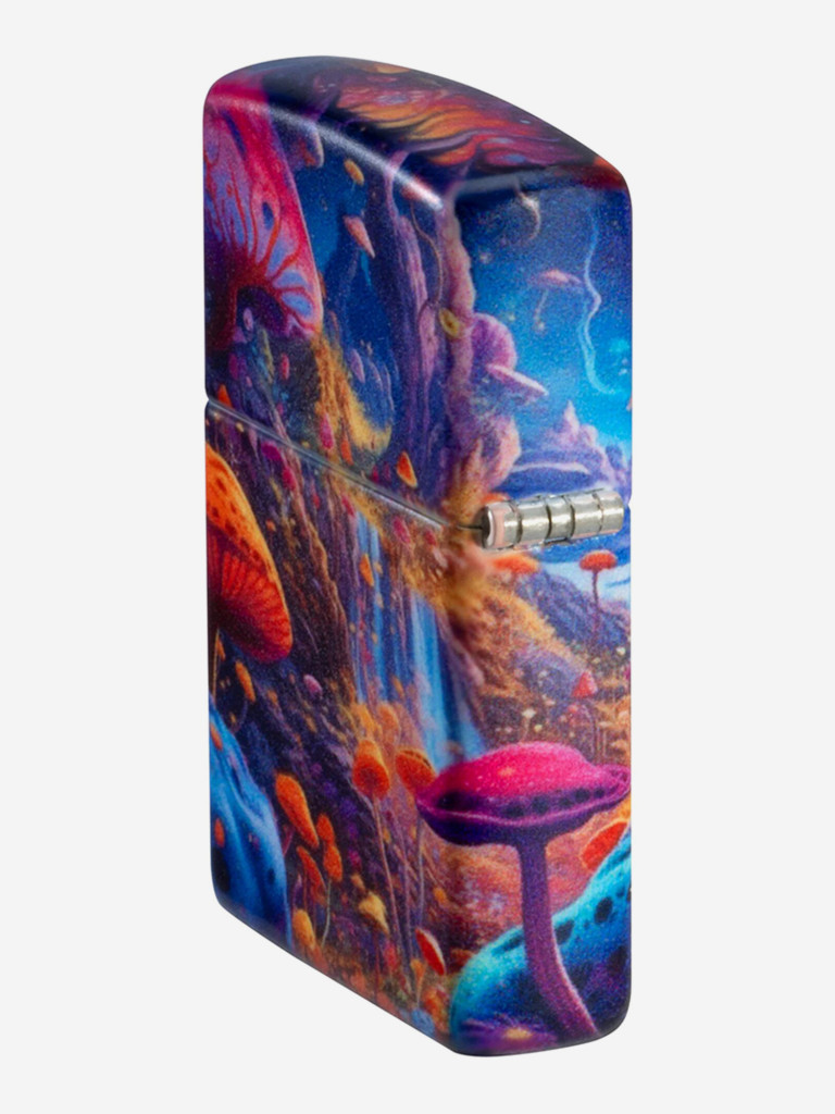 Зажигалка бензиновая ветроустойчивая Zippo Mushroom Forest Design 540 Matte