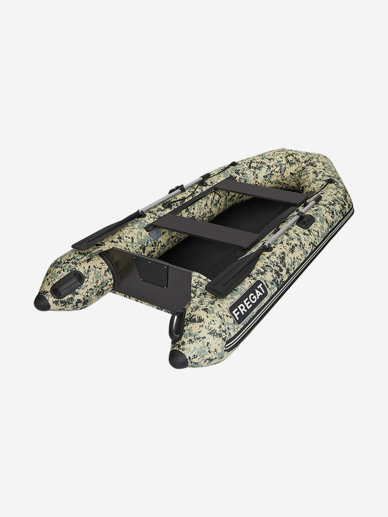 Лодка ПВХ под мотор Фрегат 300 Е, сварные швы, камуфляж