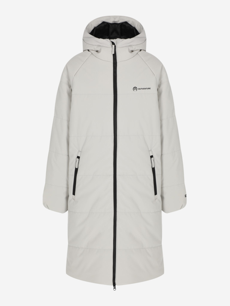 Пальто утепленное для девочек оверсайз Outventure