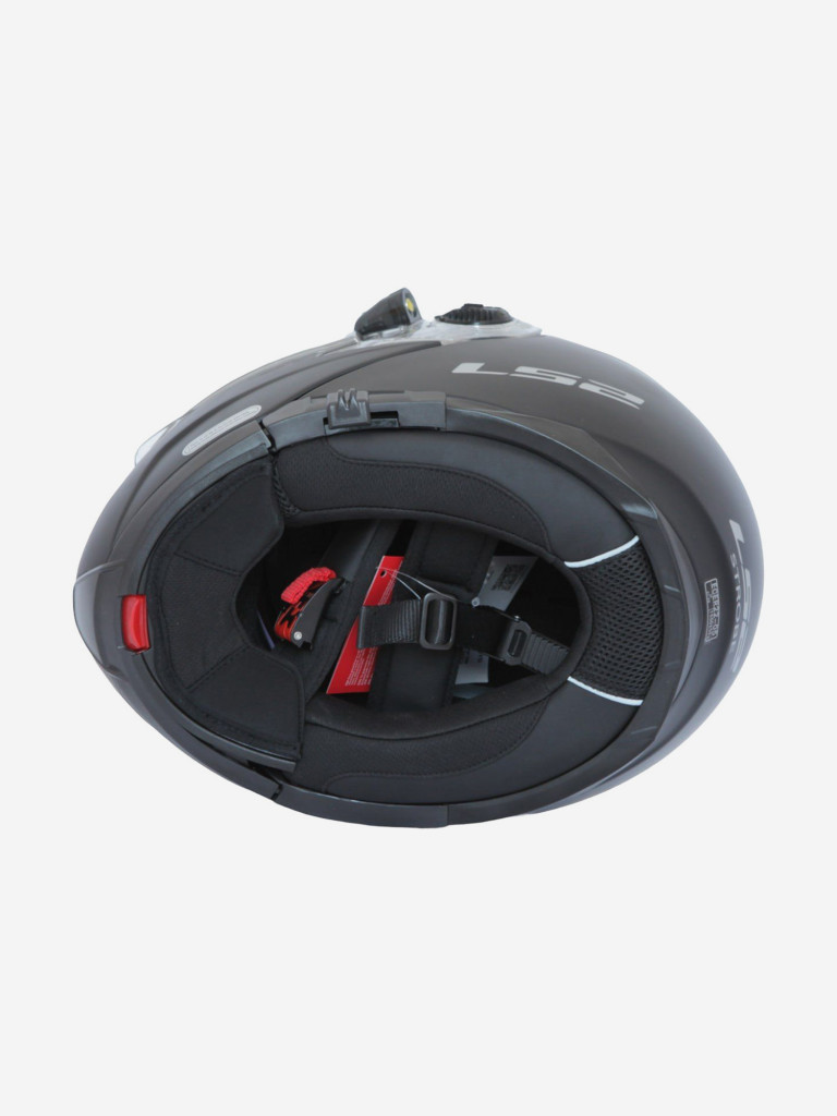 Мотошлем FF325 STROBE ELECTRIC SNOW Solid снегоходный LS2 (черный матовый)