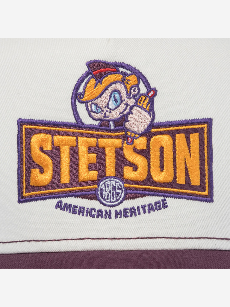 Бейсболка с сеточкой STETSON 7741109 TRUCKER CAP HOTDOG (малиновый)