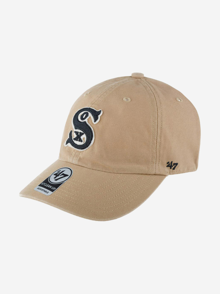 Бейсболка 47 BRAND BCPTN-CLINK06GWS-KH36 Chicago White Sox MLB (бежевый)