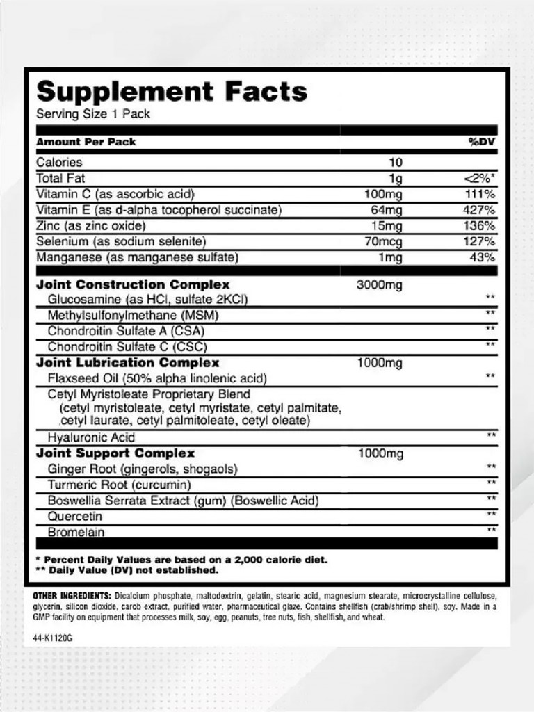 Набор спортивного питания Animal Pak 44 + Animal Flex 44 / энимал пак и энимал флекс, витамины комплекс