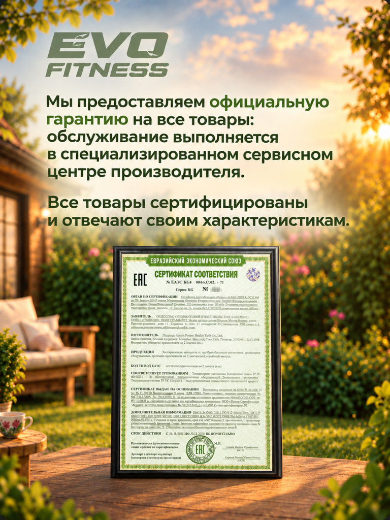 Гамак EVO FITNESS Relax с каркасом