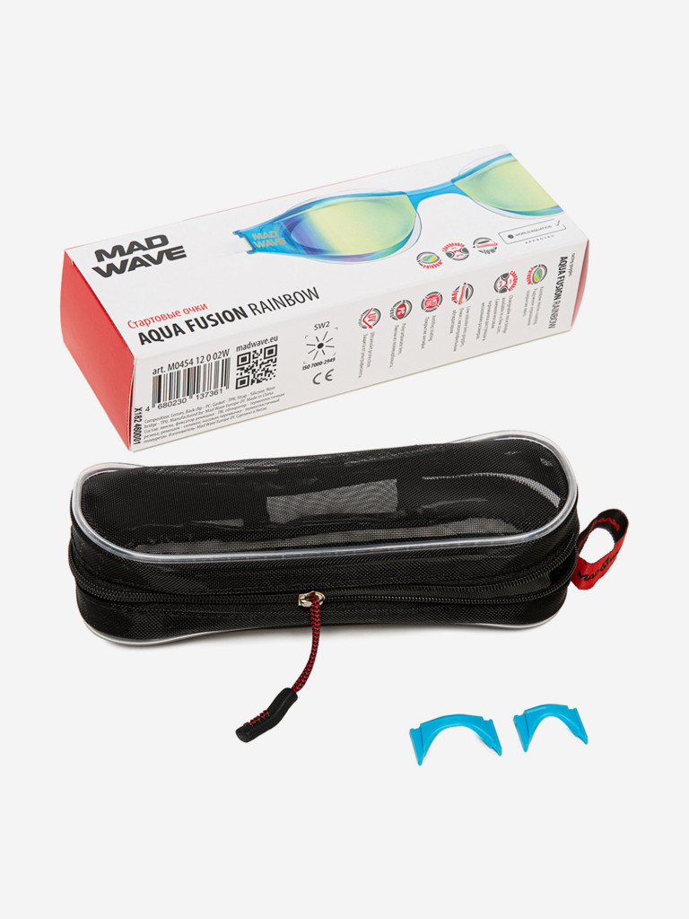 Очки для плавания Mad Wave Aqua Fusion Rainbow