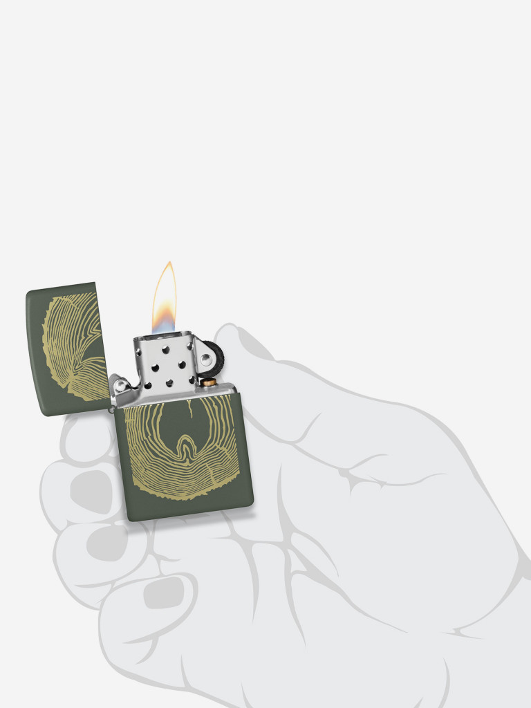 Зажигалка бензиновая ZIPPO 48959 Wood Ring