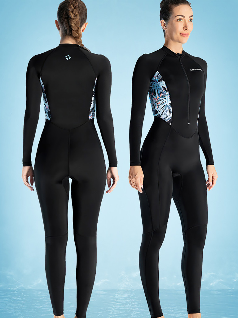 Гидрокостюм женский длинный DIVE & SAIL из лайкры