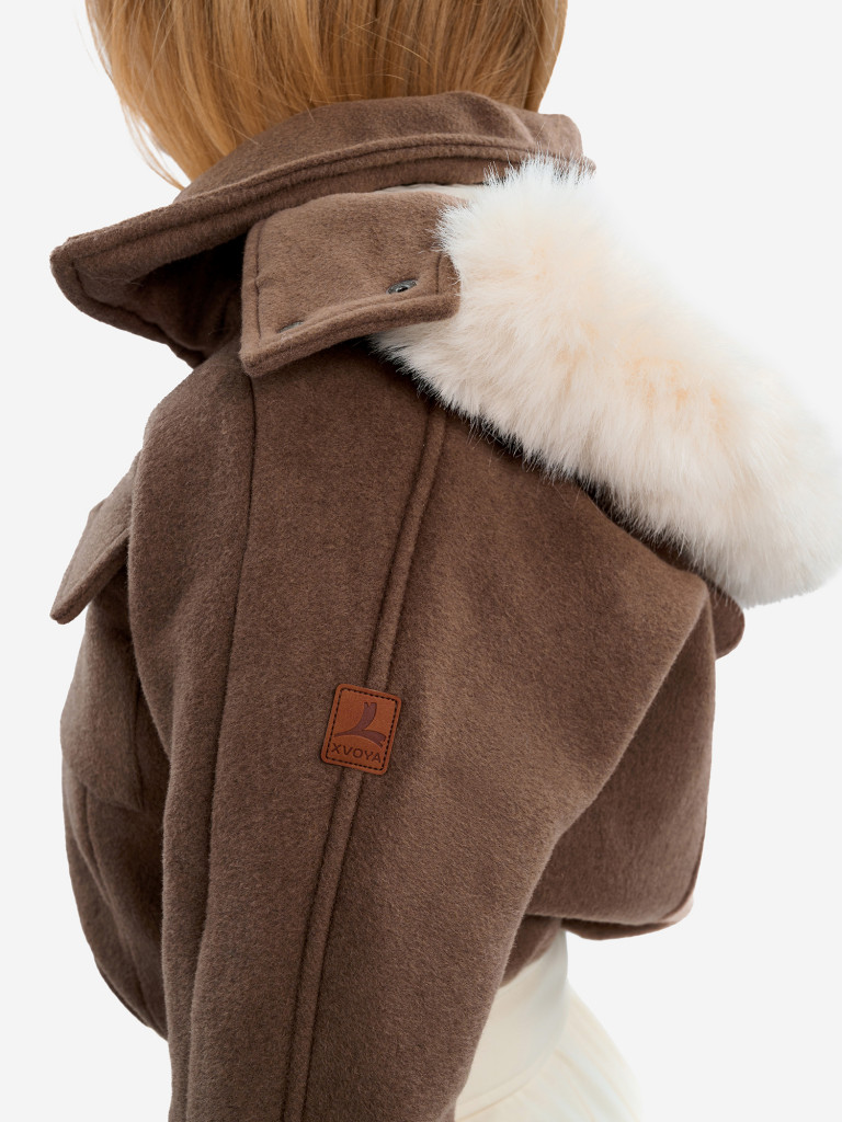 Комбинезон горнолыжный XVOYA женский коричневый