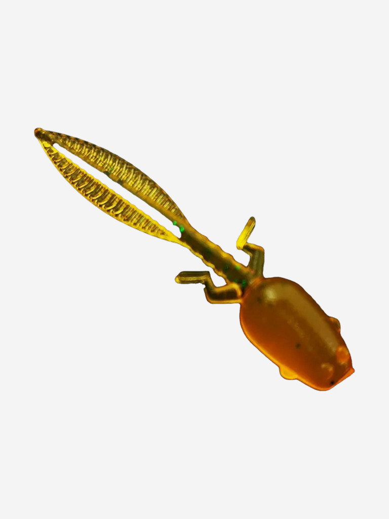 Набор для рыбалки. Cиликоновые приманки. Головастик RuBaits Tadpole 38, 50, 70 мм Cлаг, рак, личинка. На окуня судака форель. Микроджиг. Зелёный Маннс УФ Green Manns