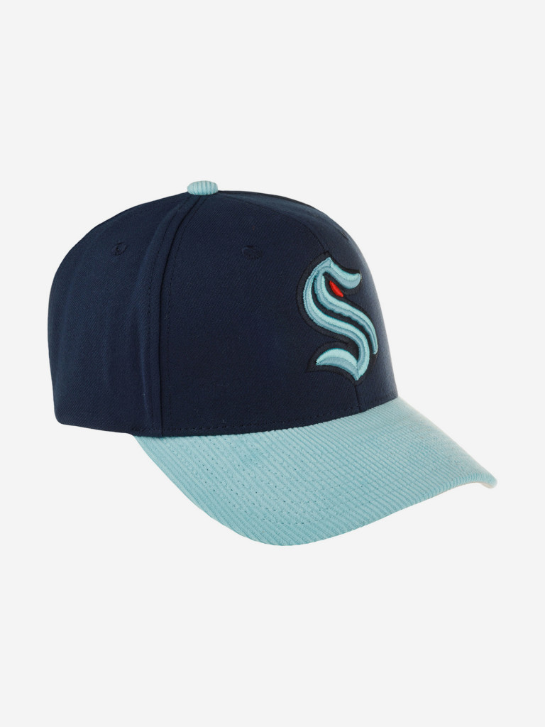 Бейсболка MITCHELL NESS HP7974-SKRNAVY Seattle Kraken NHL (синий)