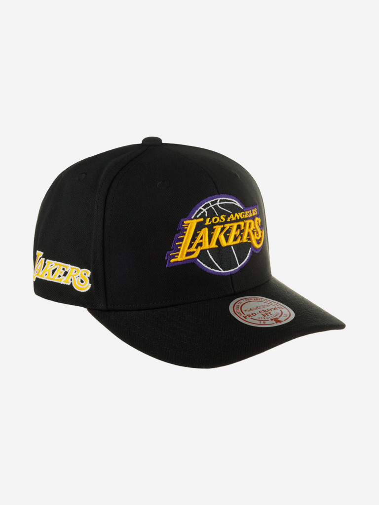Бейсболка MITCHELL NESS HP8011-LALBLCK Los Angeles Lakers NBA (черный)