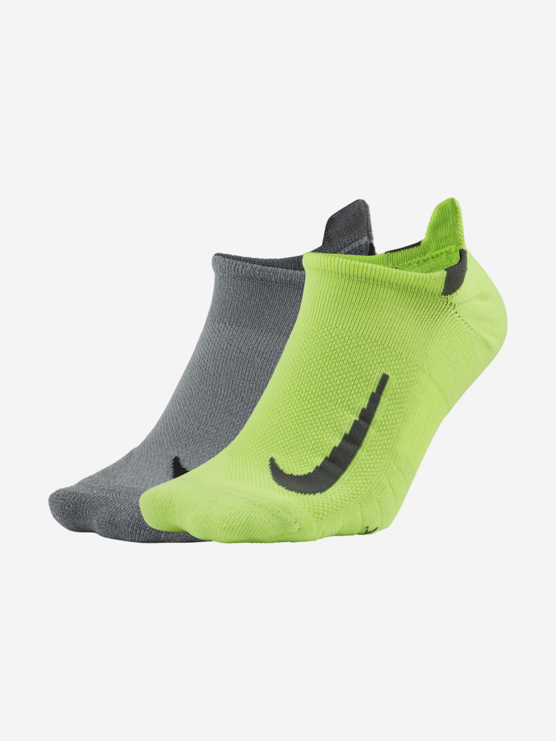 фото Носки nike multiplier, 2 пары, серый