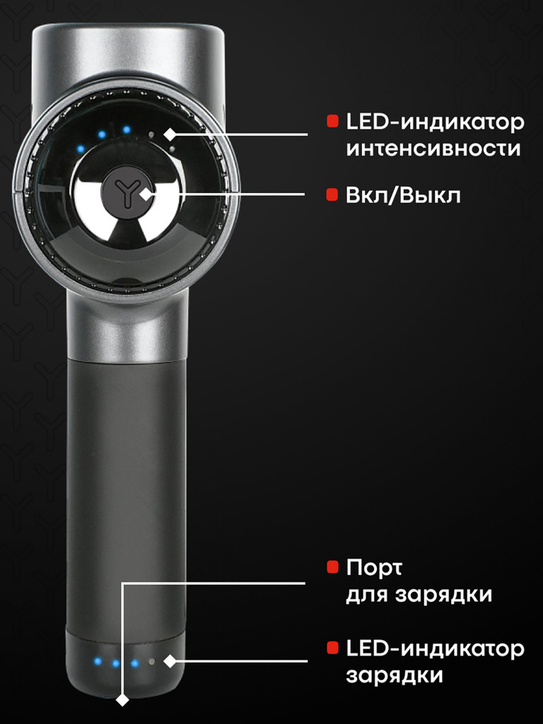 Перкуссионный массажер для тела Therapy Massage Gun