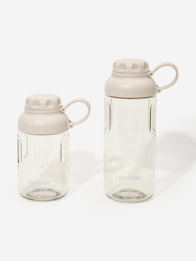 Бутылка тритановая Tritan Bottle для холодных напитков, с ситечком, 590 мл, серый