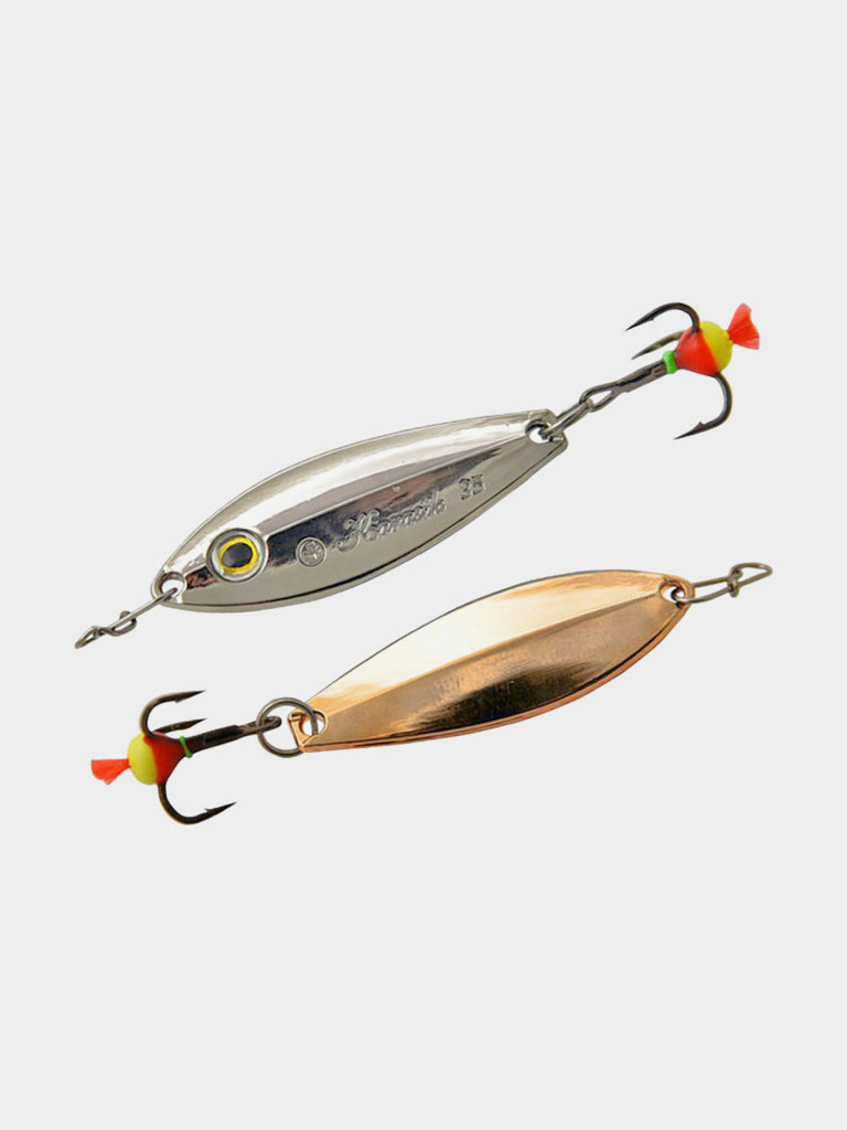 Блесна для зимней рыбалки ECOPRO Karasik, 35мм, 4,5г, S/C, на окуня, щуку, вертикальная