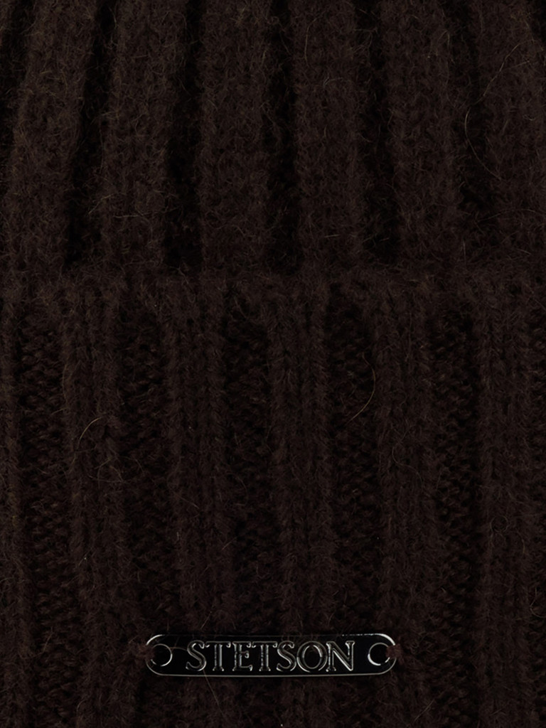 Шапка с отворотом STETSON 8599211 BEANIE CASHMERE (коричневый)