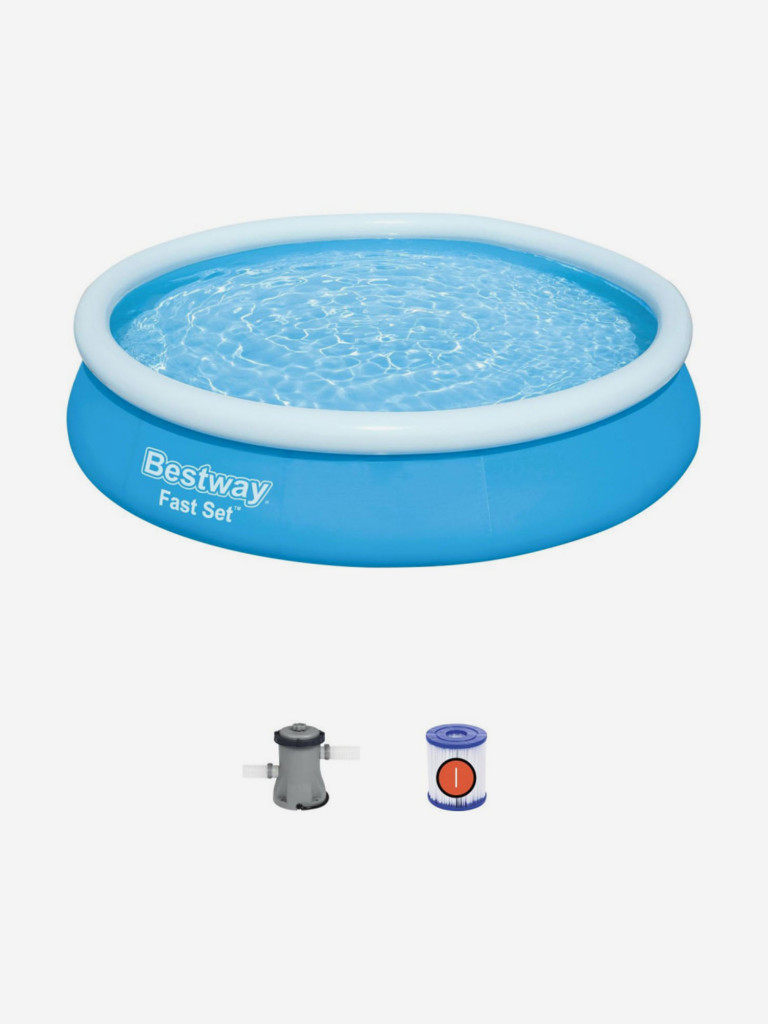 Бассейн с надувным бортом Bestway 57273 (366х76см)