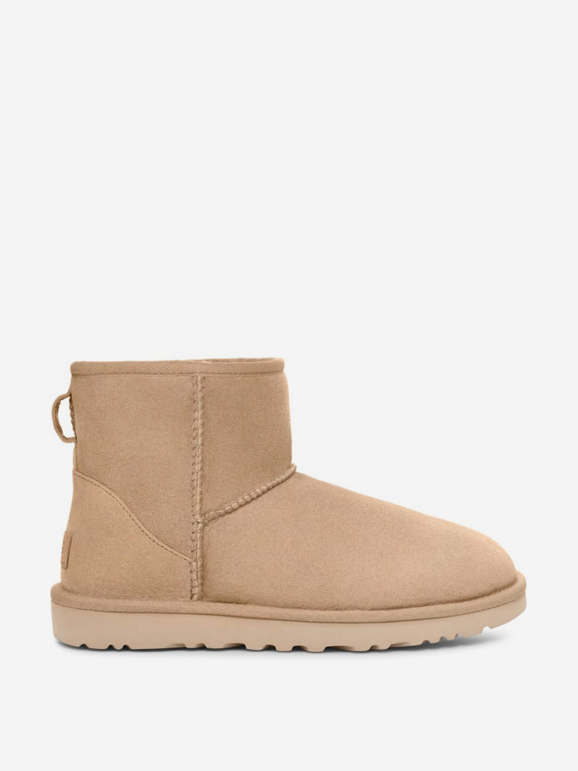 Ботинки утепленные женские UGG Classic Mini II Бежевый 23999₽