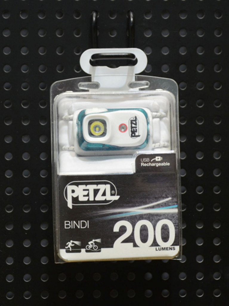 Фонарь светодиодный налобный Petzl Bindi синий, 200 лм, аккумулятор