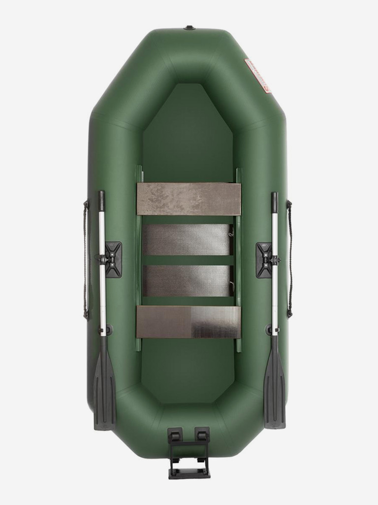 Лодка надувная для рыбалки Тонар Шкипер 260нт зеленый