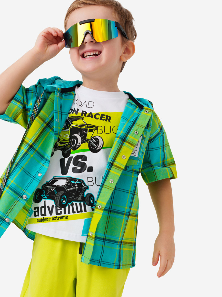 Рубашка с капюшоном для мальчиков PlayToday