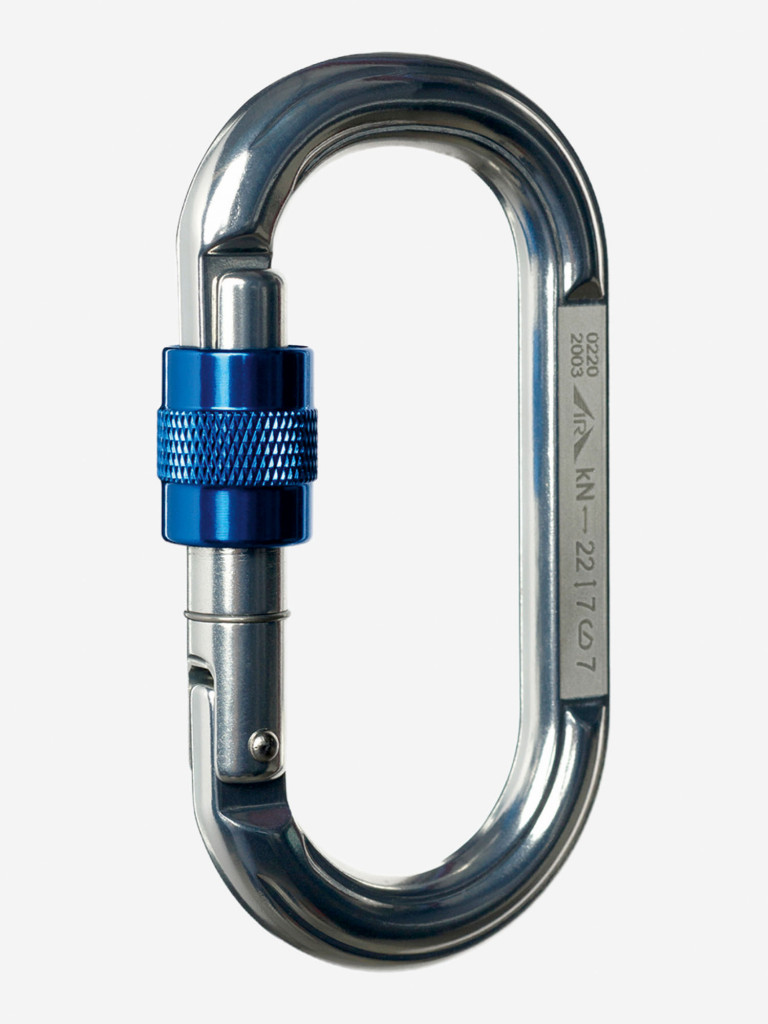 Карабин «Овал дюралевый» с муфтой Keylock ICE ROCK