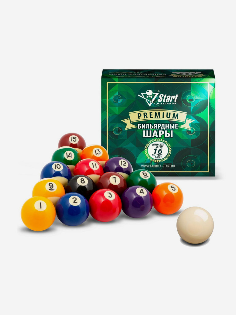 Шары для бильярда Start Billiards Premium 57,2 мм